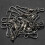 12 Pack Double Clip Swivel Hooks for Wind Spinners, Hanging 7