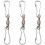 12 Pack Double Clip Swivel Hooks for Wind Spinners, Hanging 3