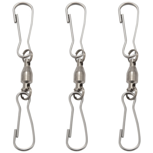 12 Pack Double Clip Swivel Hooks for Wind Spinners, Hanging 2