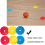10Pcs Soccer Flat Cones Marker Disc,Speed Agility Training Markers 4
