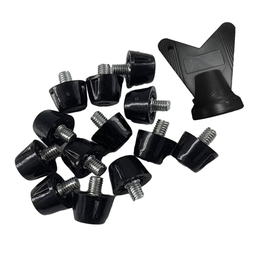 12 Pezzi Di Chiodi Per Scarpe Da Calcio M5 Di Ricambio Con Chiave, 7 Mm