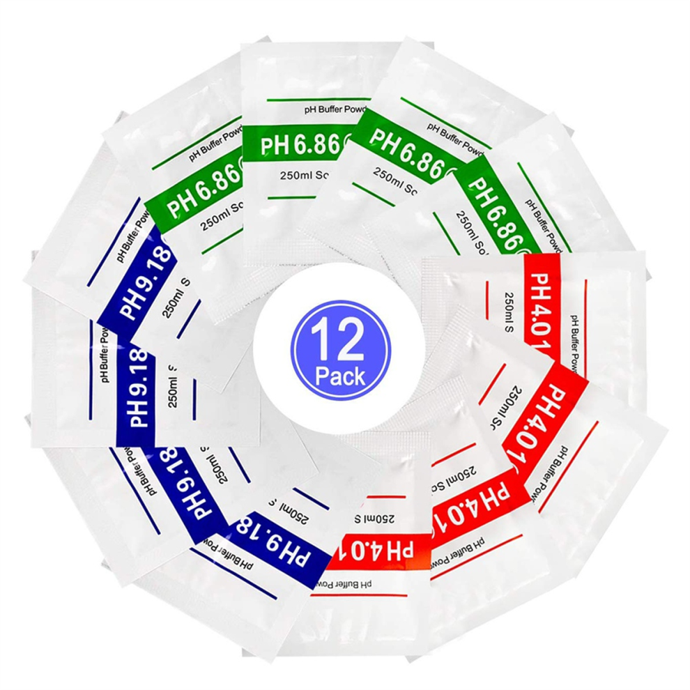 12 Pack PH Meter Buffer Solution Powder For Precise PH Meter-image-OPC-PHZ7NY7-NEW