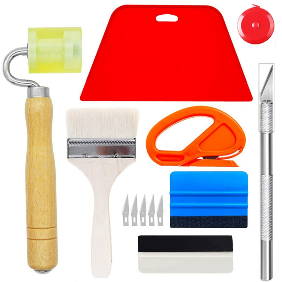 Kit Completo Di 13 Strumenti Per Carta Da Parati, Per Rivestimenti In Vinile Per Auto