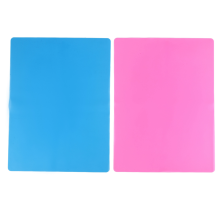 2 Pack A3 Extra Large Silicone Sheet Molds Mat, Blue & Pink