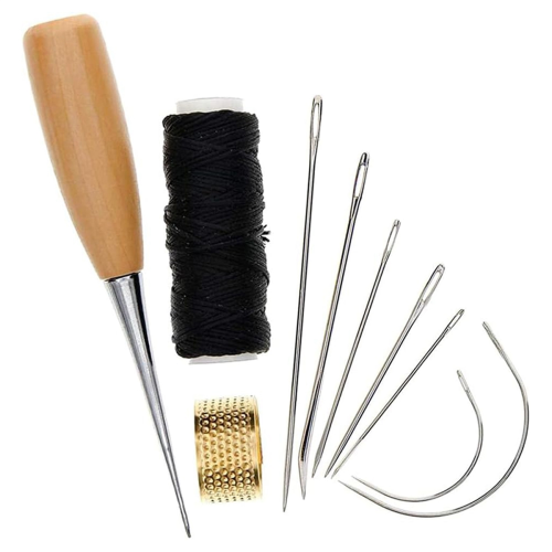 1Set Sewing Needle Awl Leather Craft Sewing Accessories