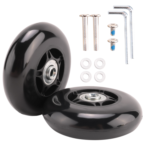2er-Set Ersatzrollen für Koffer, Außendurchmesser 80 mm 2