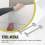 200Pcs Tile Leveling System for Tile Laying Reusable Steel Needles 4