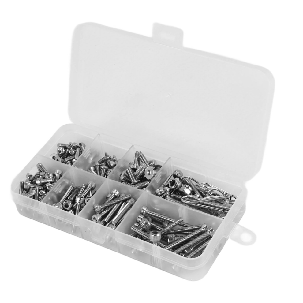 205Pcs Stainless Steel Rc Countersunk Screw Kit-image-OPC-PHZ7RRV-NEW