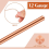 2 Rolls Soft Copper Wire Solid Bare Bendable Wire for Electroculture 4