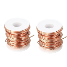 2 Rolls Soft Copper Wire Solid Bare Bendable Wire for Electroculture