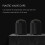 20pcs Plastic Bike Valve Dust Caps Black 4