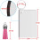 200Pcs Sublimation Keychain Blanks Set Rectangle Heat Transfer Blanks 4