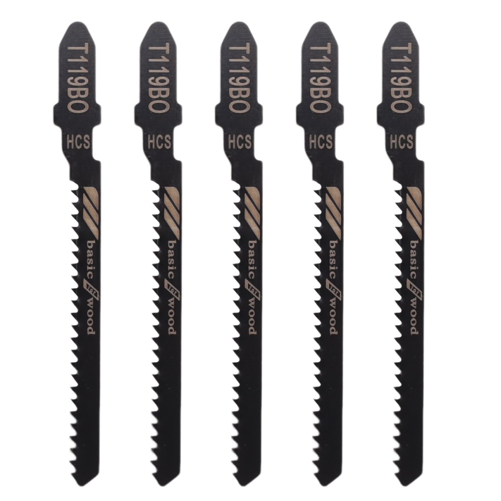 20-Piece T119bo 12 Tpi Assorted -Shank Scrolling Jig Saw Blades Set 4853464744081