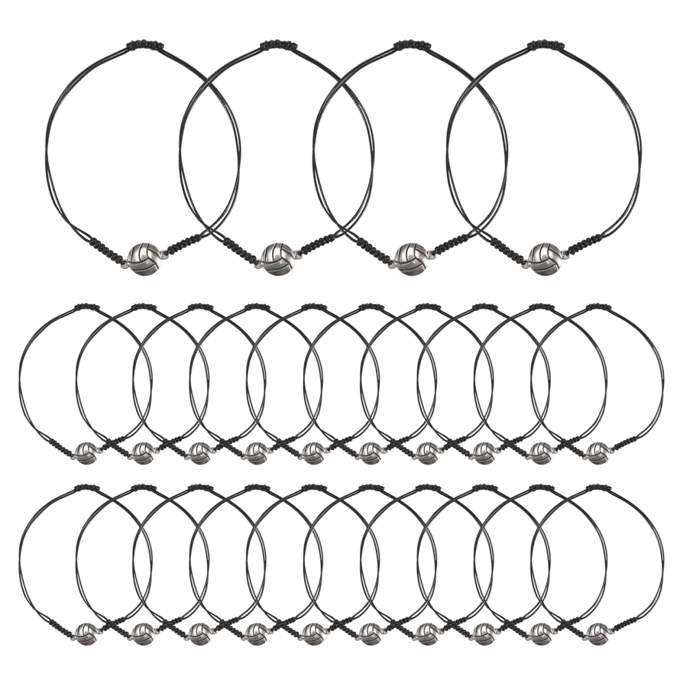 24 Piece Volleyball Bracelets, with Volleyball Pendant Decoration-image-OPC-PHZ7SJ6-NEW