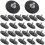 24 Pieces Rubber Coated Magnets Threaded Studs for Lighting 1