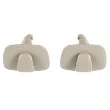 2Pcs Car Beige ABS Interior Roof Hooks for V90 S90 XC40 XC60