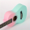 23-Inch Two-Tone Wooden Mini Guitar Four-String Ukulele A 3