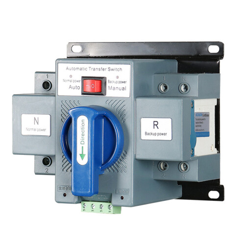 2P 63A 230V MCB Type Dual Power Automatic Transfer Switch 2