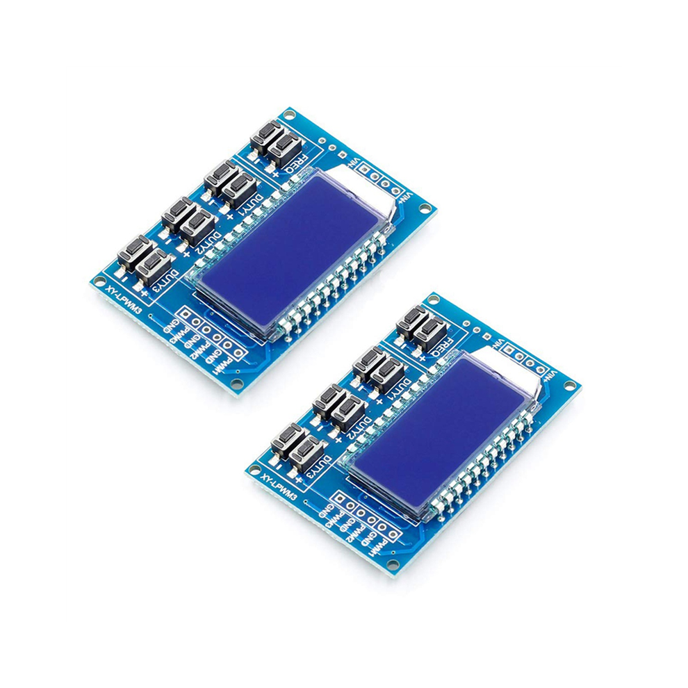 2Pcs 3 Channel Pwm Pulse Generator Adjustable Frequency Module 4853464751218