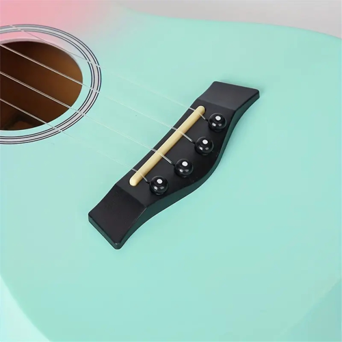 23-Inch Two-Tone Wooden Mini Guitar Four-String Ukulele B 1
