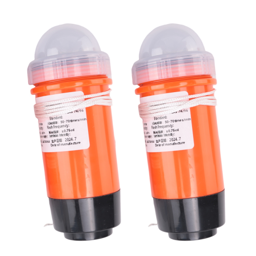 2Pcs LED Life Jacket Emergency Light Surf Life Jacket Light Dry Power 2