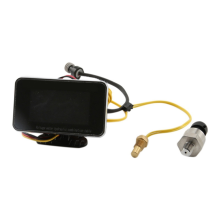 3-in-1-LCD-Digitalanzeige für Autos: Voltmeter/Öldruck/Wassertemperaturanzeige (12–24 V)