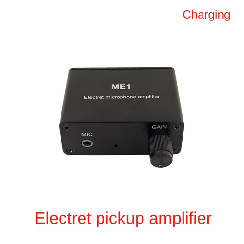 3.5mm ME1 Condenser Microphone Headphone Amplifier Audio Preamplifier 1
