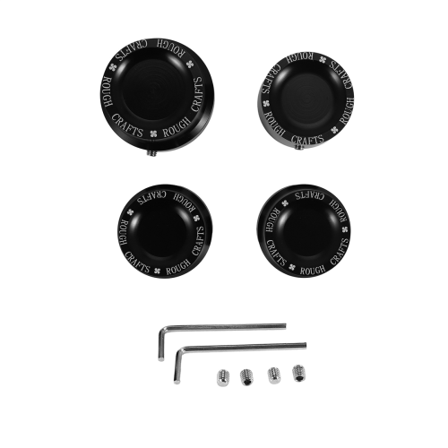 4 Pcs Craft Carving Front & Rear Axle Nut Caps for 1