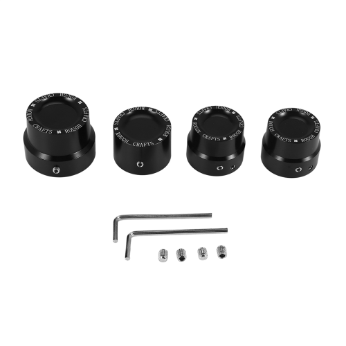 4 Pcs Craft Carving Front & Rear Axle Nut Caps for 2