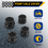 4 Pcs Craft Carving Front & Rear Axle Nut Caps for 4