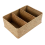 3-Section Wicker Baskets for Shelves, Seagrass Storage Baskets Large 2