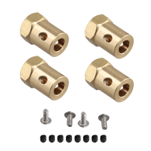 4PCS 5mm to 12mm Brass Hub Hex Adapter for B14 B16 C14 C24 MN