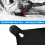 4-Pack Tire Hose Rollers for Car Wash Avoid Snagging,Black 4