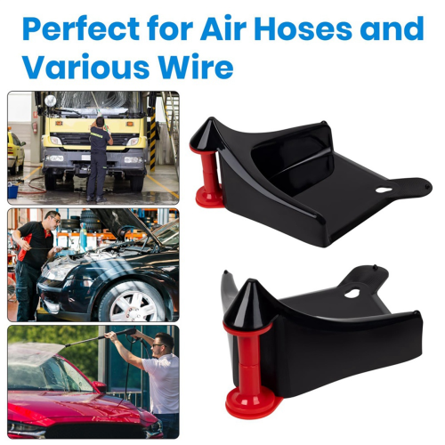 4-Pack Tire Hose Rollers for Car Wash Avoid Snagging,Black 2