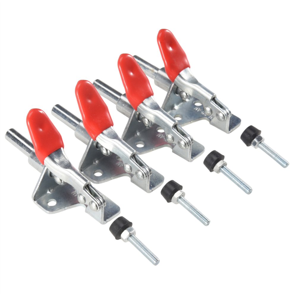 4Pcs Gh-301Am 45Kg Toggle Clamp Vertical/Horizontal Type Clamps 4853541287999