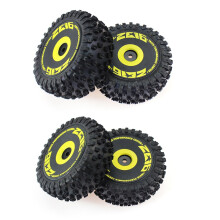 4Pcs Front and Rear Wheel Tire Tyre for 144001 144010 RC Car