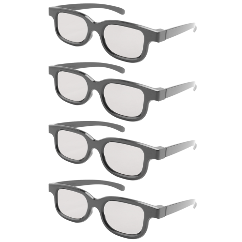 4Pcs Polarized Passive 3D Glasses for Cinema IMIX Screen