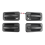 4Pcs Exterior Outside Door Handle Set for 2003-2009 H2 Black 1