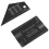 4Pcs Guitar Neck Notched Straight Edge String Action Gauge Ruler 5