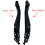 4Pcs Left & Right Car Door Handle Inside Panel Trim for 5 Series 5