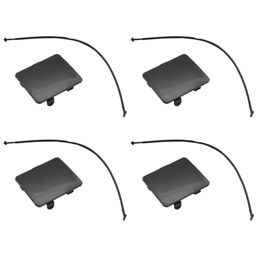 4pcs Side Skirt Jack Hole Cover Bumper Cap for