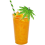 50Pcs Umbrellas for Drinks, Coconut Palm Tree Umbrella Toothpicks 7