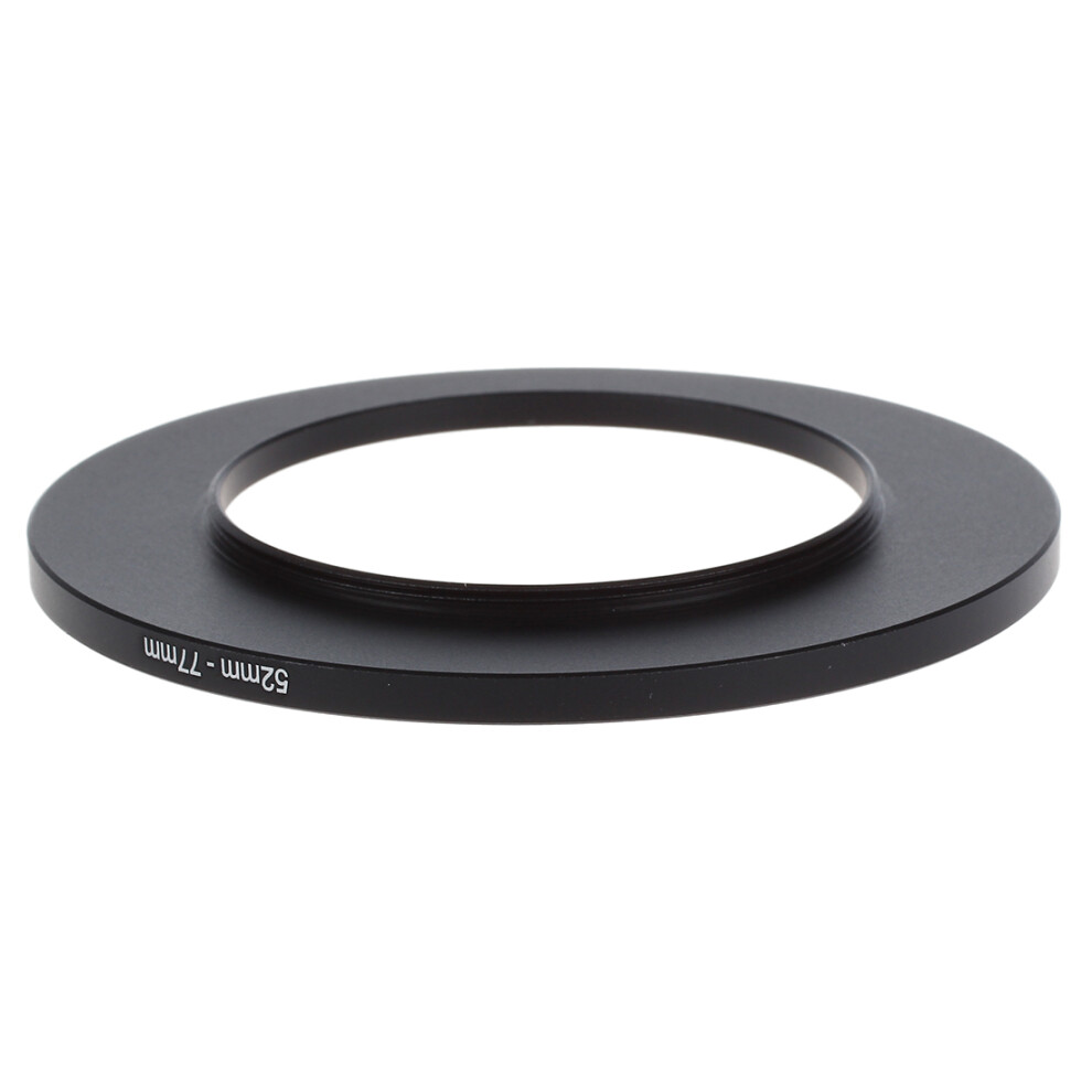 52Mm-77Mm 52-77 Metal Step Up Filter Ring Adapter For Camera Black 4853541296885