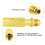 5Ft Propane Hose & Regulator Kit for ,QCC1 Low-Pressure 2