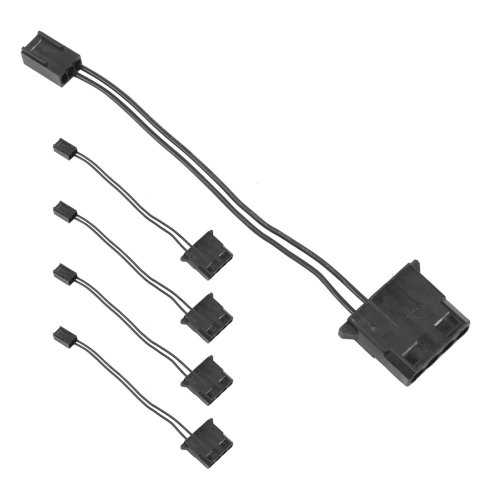 5Pcs IDE to 3 Pin Fan Power Cable PC Cooling Convertor Cable 1