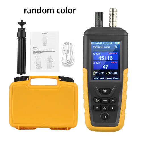 Temperature Humidity Meter Air Quality Dust Concentration Detector 2