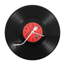 Orologio Ultra Silenzioso in Vinile - Orologio da Parete con Personalità, per Bar e Caffetteria