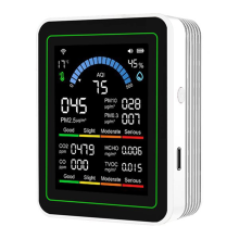 Tuya WiFi 10-in-1 Air Quality Monitor White