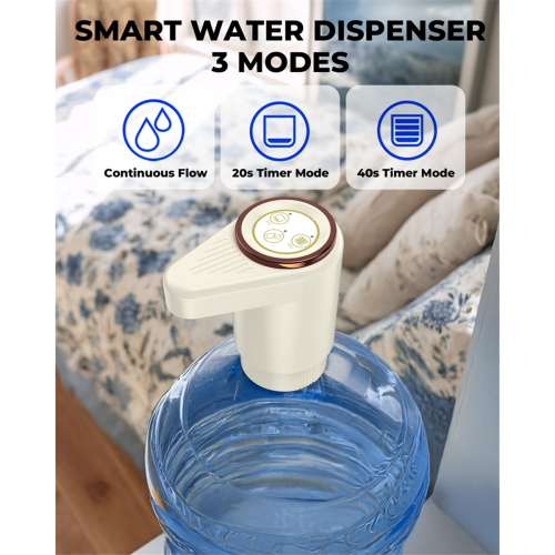 Water Dispenser, Portable Electric Water Bottle Pump with Timer 2
