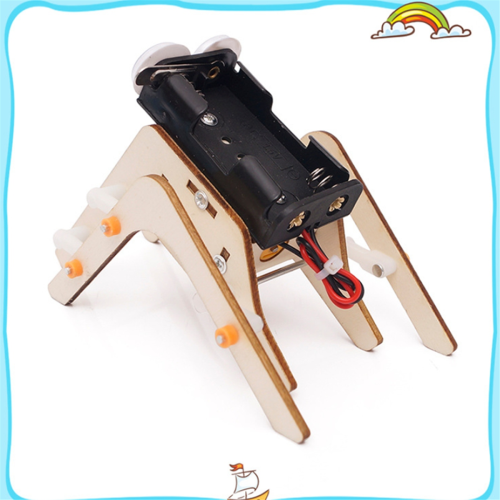Wooden Walking Spider Robot Spider Robot DIY Assemble Model 1